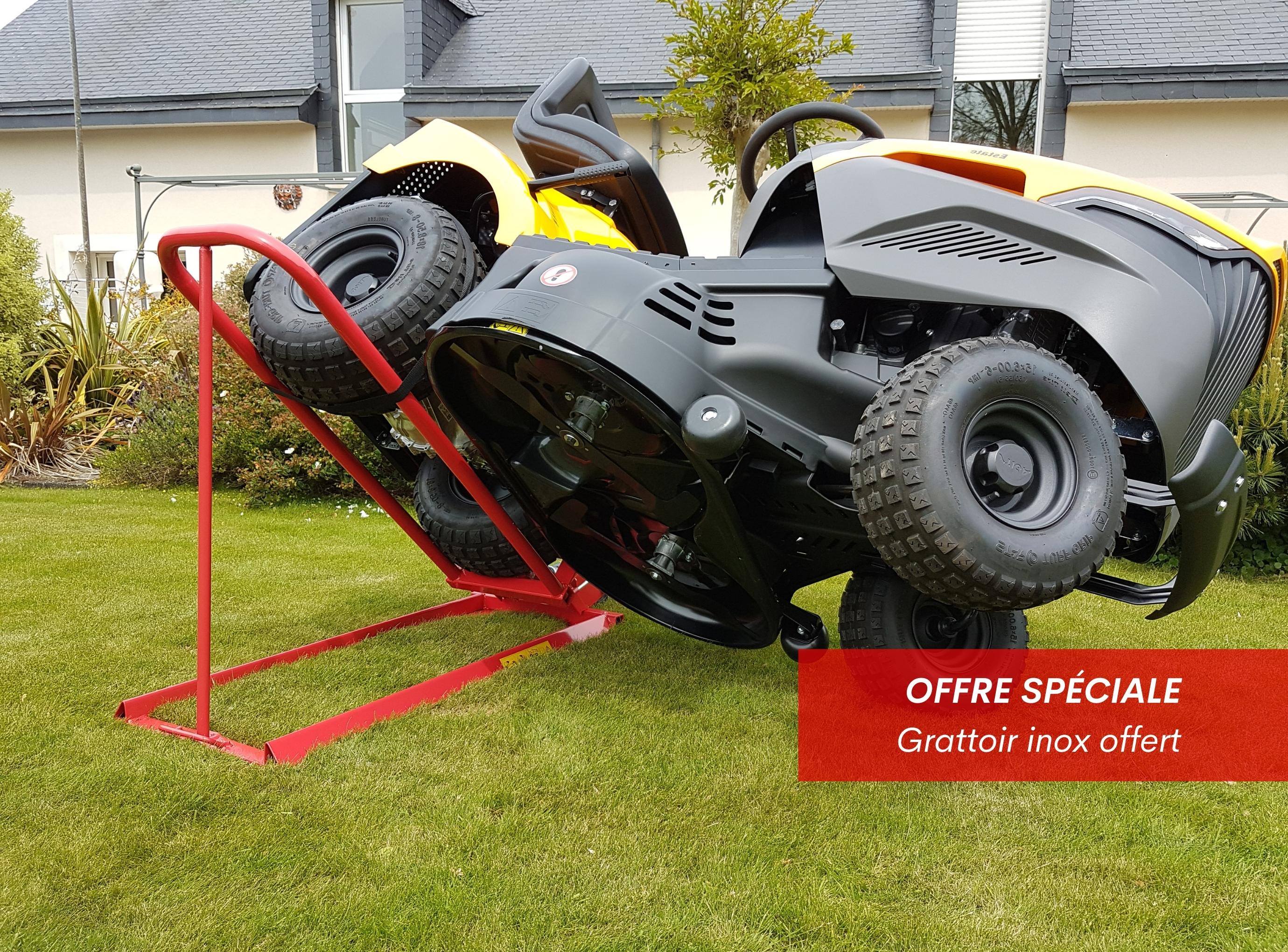 Garden tractor lifting device sale